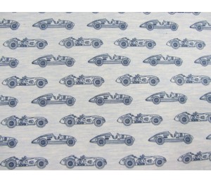 Jersey Autos Rennauto blau meliert